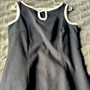 Talbots Black Sleeveless Sheath Mini Dress